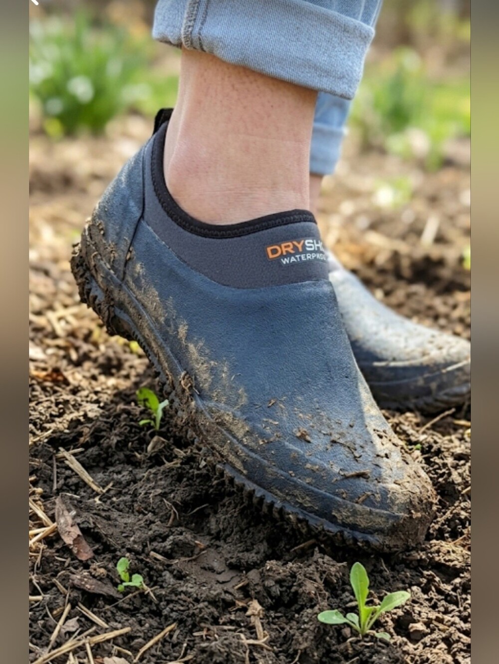 Dryshod Ladies' Beyond-waterproof Sod Buster Garden Shoes / Sz 6 / Dark blue